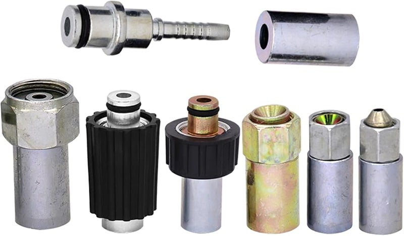 نوع 2 غسالة السيارات خرطوم المياه تويست موصل تركيب الفولاذ المقاوم للصدأ معدات الغسيل متينة - Image 5